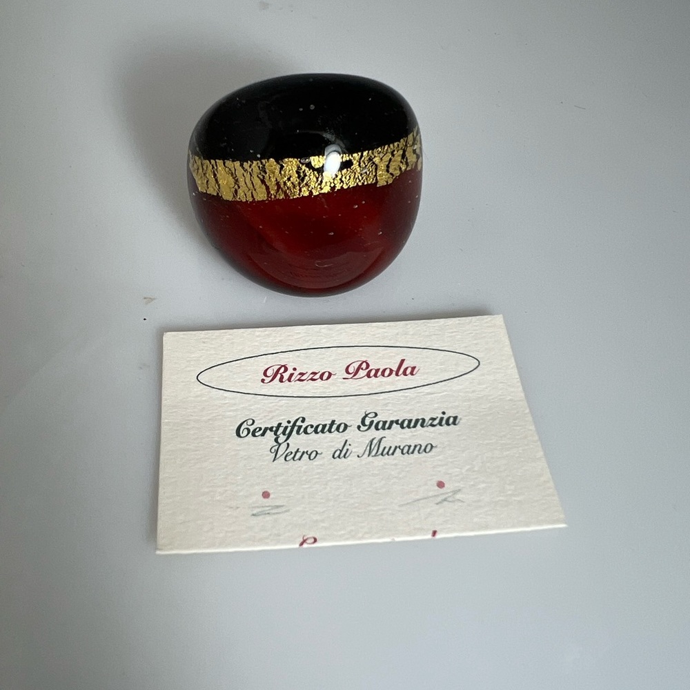 Stunning Murano glass ring from Italy NWOT 💖😍